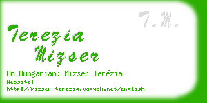 terezia mizser business card