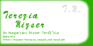 terezia mizser business card